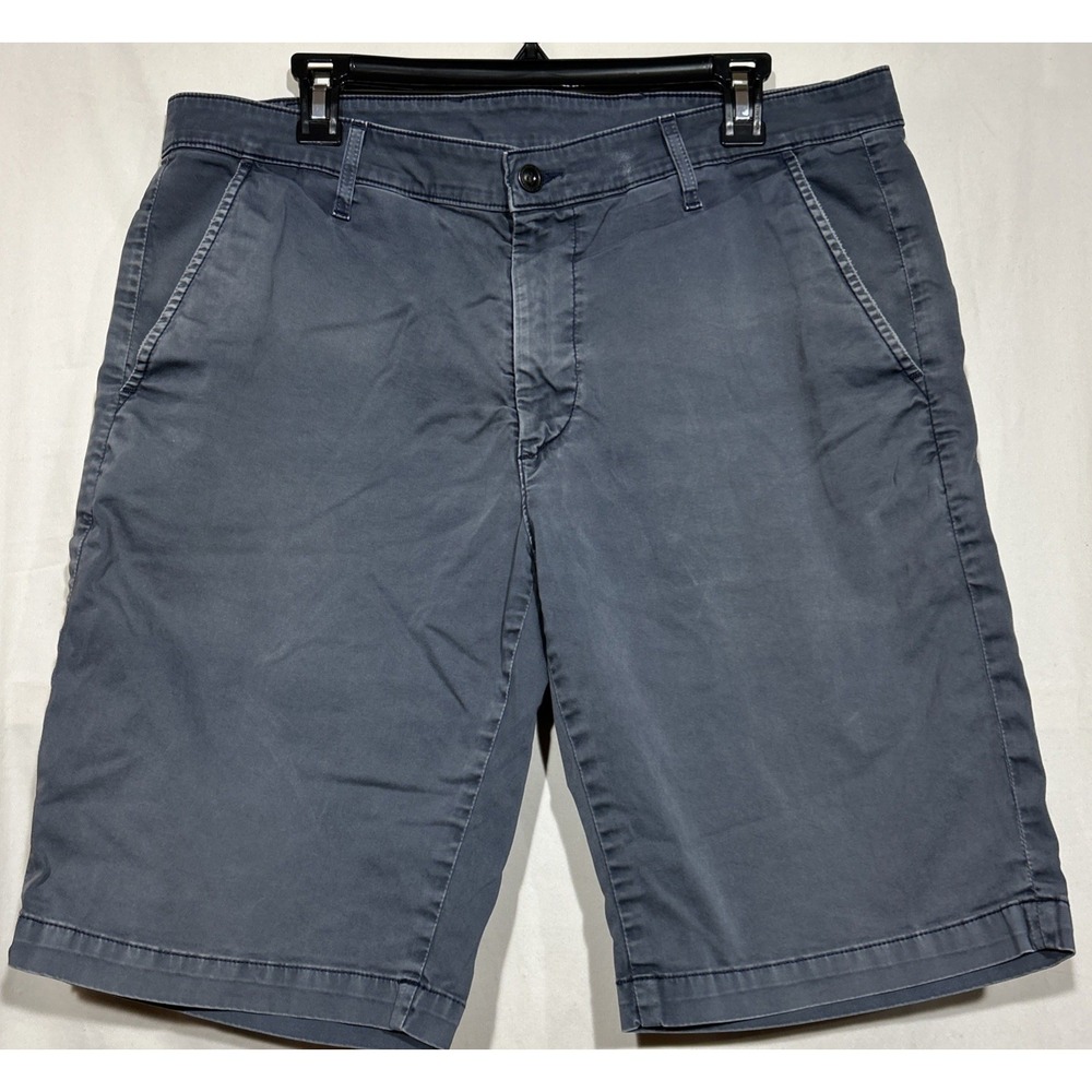Chino Shorts Cotton Adriano Goldschmied Sz 36 R Blue